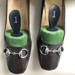 Vintage Gucci loafer heel